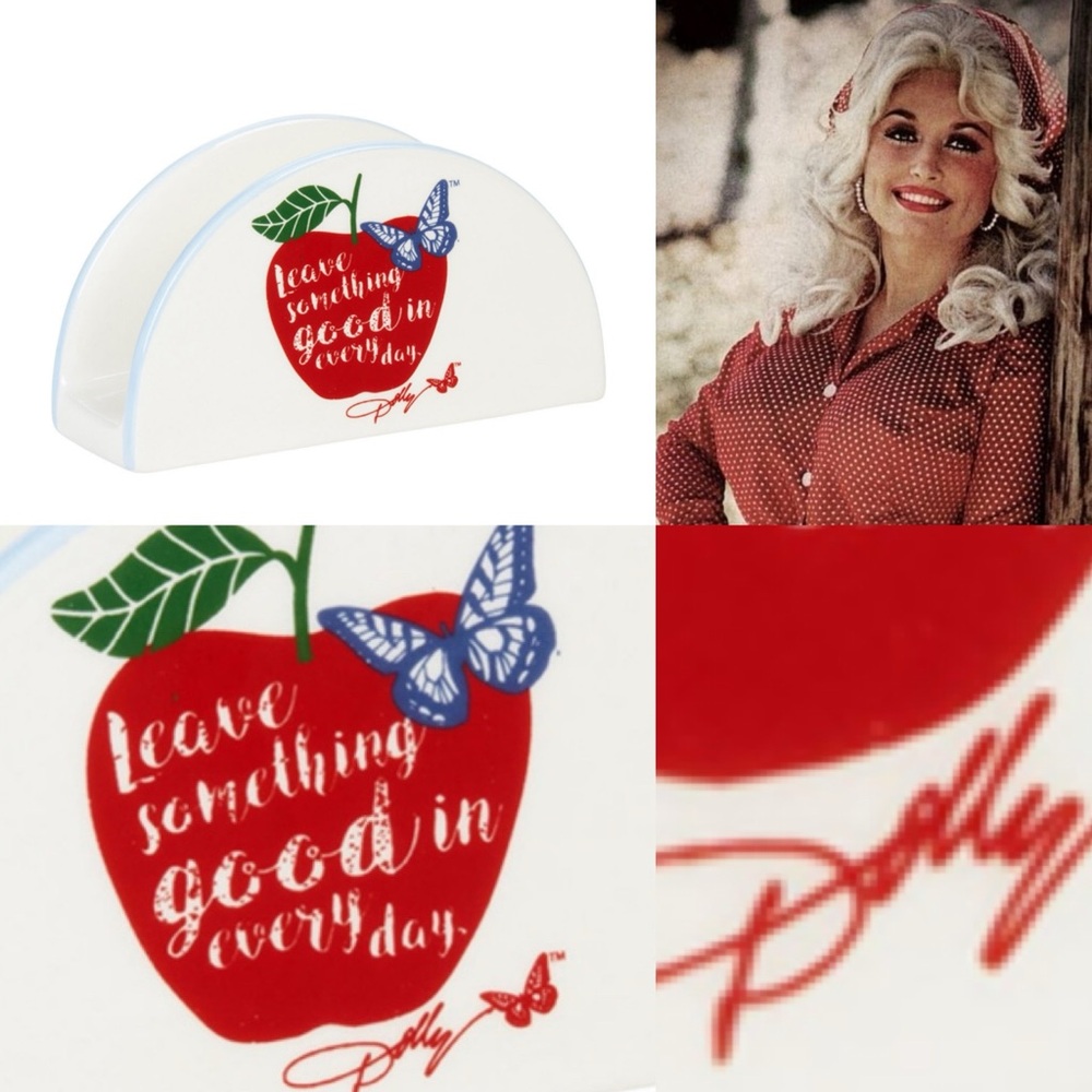 Dolly Parton limited edition sponge holder 🍎🦋